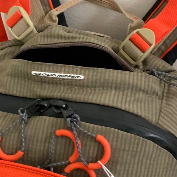 Jansport MAZAMA backpack - Slate Grey/Orange Ember - Picture 2 of 15